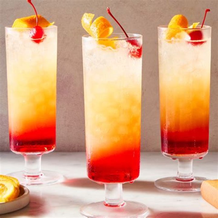 6 Sparkling Tequila Sunrise