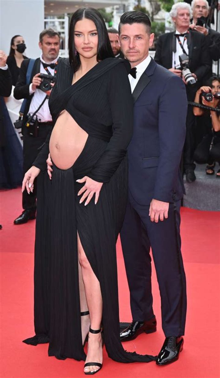 Adriana Lima and Andre Lemmers attend the NEON and Topic Studios Los Angeles Premiere of SPENCER on Tuesday, Oct. 26, 2021. NEON and Topic Studios Los Angeles Premiere of SPENCER, Los Angeles, CA, USA - 26 Oct 2021