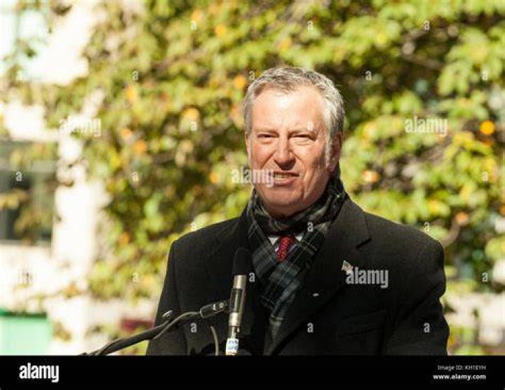 Bill de Blasio Speaks At The White House