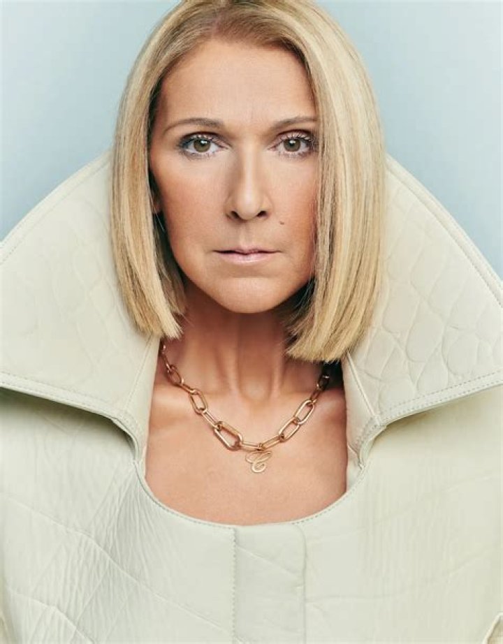 Celine Dion modeling for Vogue France