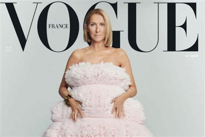 Celine Dion on the cover of Vogue France