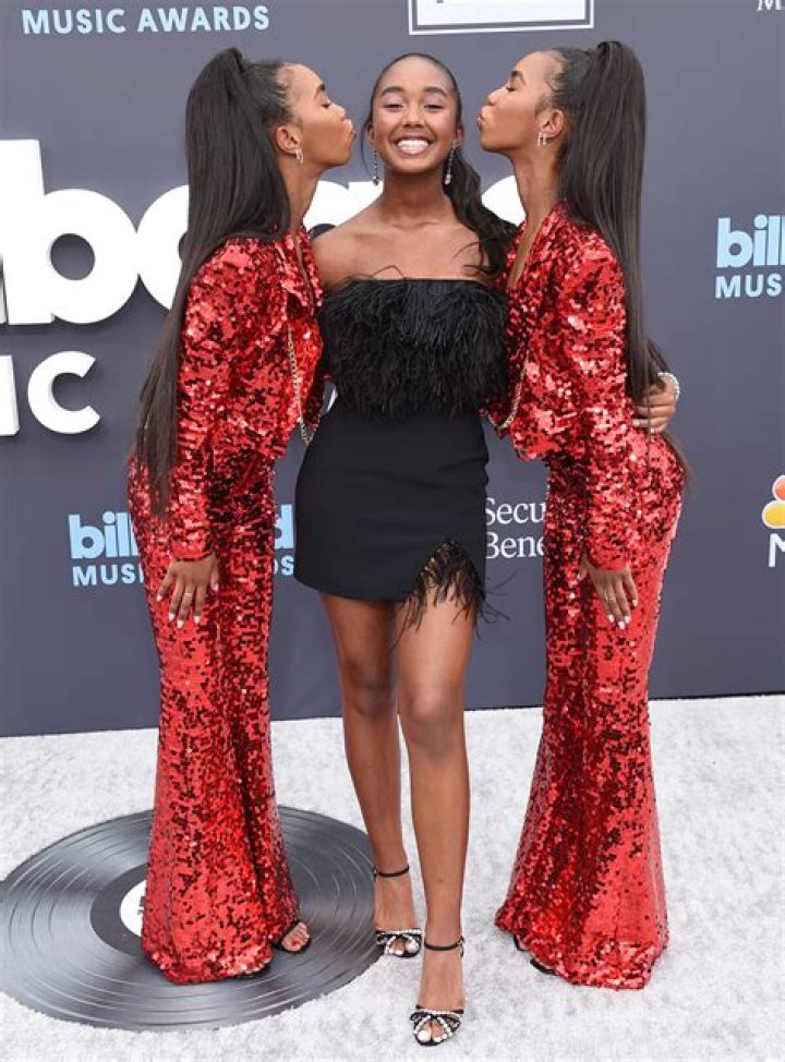 Chance Combs with Sisters Jessie James Combs and D'Lila Combs Billboard Music Awards, Arrivals, MGM Grand Garden Arena, Las Vegas, Nevada, USA - 15 May 2022