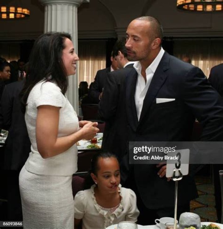 Dany Garcia, Simone Johnson, and Dwayne Johnson Attend The 75th Annual Academy Awards