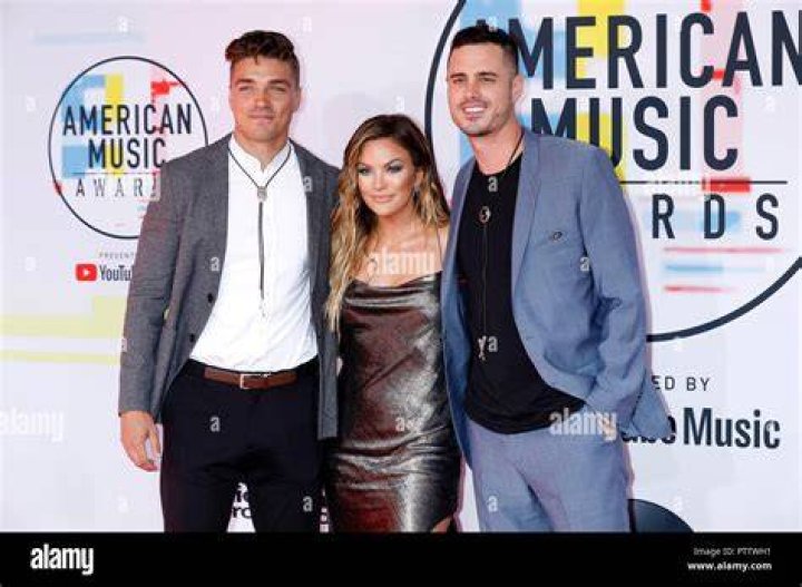 Dean Michael Unglert, Becca Tilley, Ben Higgins, Nick Viall, Blake Horstmann, Jason Tartick, Ashley Iaconetti, and Jared Haibon ; The Cast of the Bachelor iHeartRadio Music Festival, Arrivals, Las Vegas, USA - 21 Sep 2018