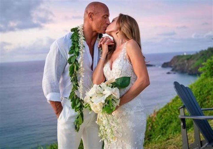 dwayne johnson wedding nerves