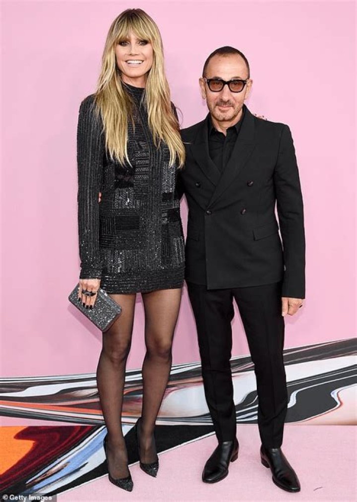 Heidi Klum Wearing J. Mendel&nbsp;