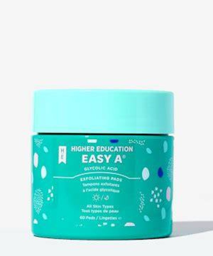 Higher Education Skincare Easy A Toner Pads, $24, highereducationskincare.com