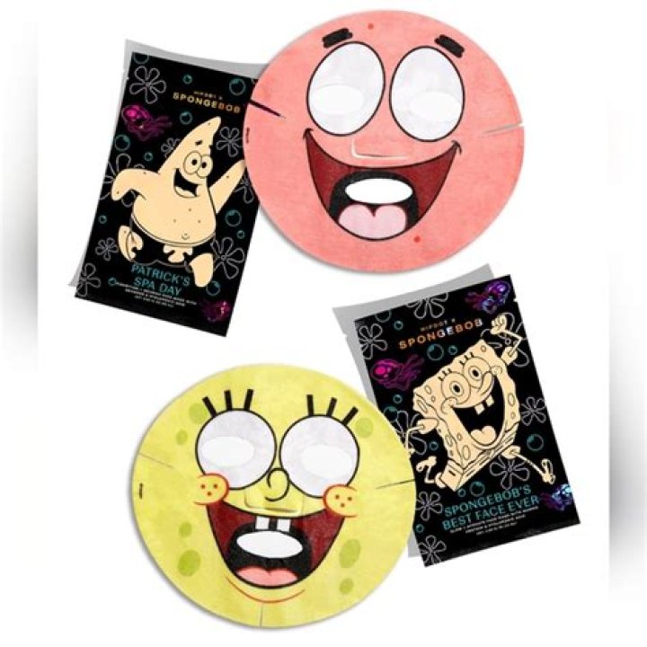 HipDot x SpongeBob Best Friends Mask 4-Pack, $20, hipdot.com