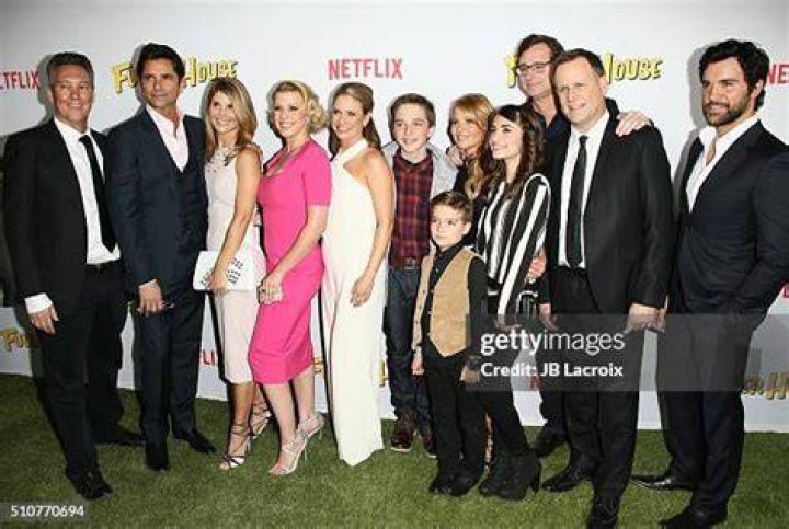 Jeff Franklin, John Stamos, Lori Loughlin, Jodie Sweetin, Andrea Barber, Michael Campion, Candace Cameron Bure, Elias Harger, Soni Bringas, Bob Saget, Dave Coulier and Juan Pablo Di Pace 'Fuller House' TV series premiere, Los Angeles, America - 16 Feb 2016