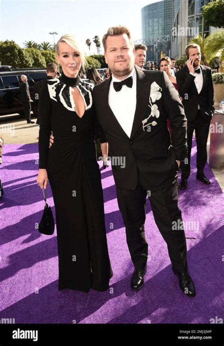 Julia Carey, left, and James Corden attend The Metropolitan Museum of Art's Costume Institute benefit gala celebrating the opening of the "In America: A Lexicon of Fashion" exhibition, in New York2021 MET Museum Costume Institute Benefit Gala, New York, United States - 13 Sep 2021