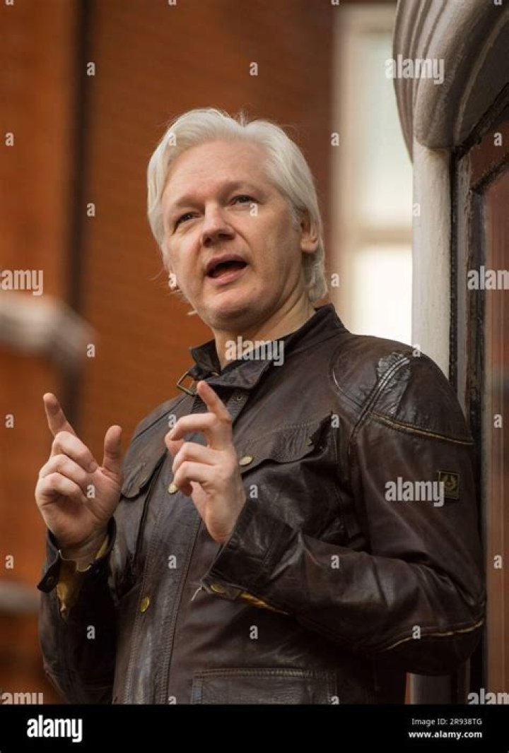 Julian Assange speaking from the Embassy's balcony UN panel rules Julian Assange 'arbitrarily detained', Ecuadorian Embassy, London, Britain - 05 Feb 2016