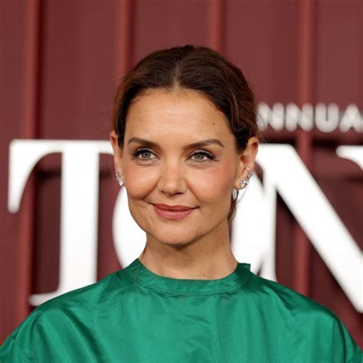 Katie Holmes attends the 14th annual Chanel Tribeca Film Festival Artists Dinner at Balthazar, in New York 2019 Chanel Tribeca Film Festival Artists Dinner, New York, USA - 29 Apr 2019