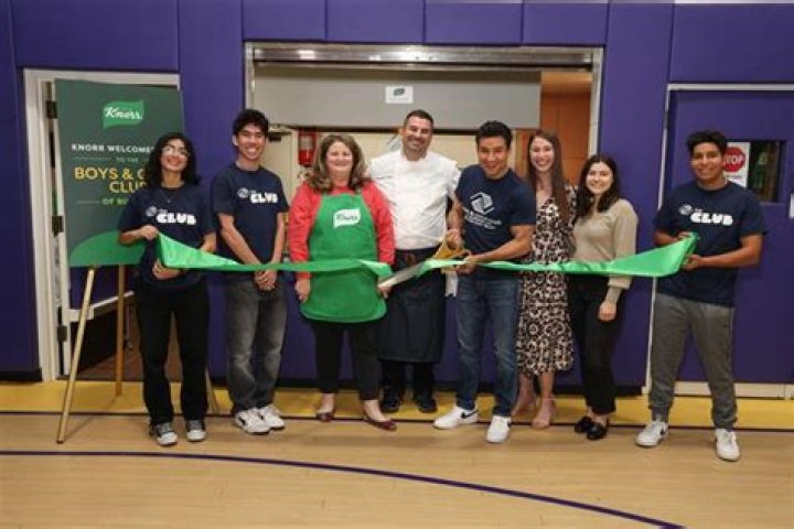 Mario Lopez Cuts Ribbon Unveiling Kitchen