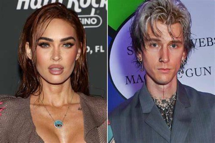 Megan Fox, left, and Machine Gun Kelly arrive at the MTV Video Music Awards at Barclays Center, in New York 2021 MTV Video Music Awards - Arrivals, New York, United States - 12 Sep 2021