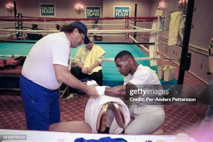 Mike Tyson Trains