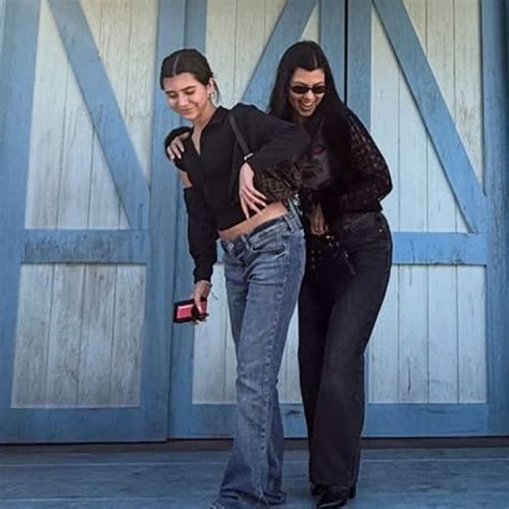 Penelope Disick out with mom Kourtney and brother Mason