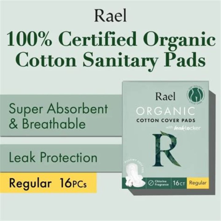 Rael 100% Certified Organic Regular Tampons, $14.90, Amazon