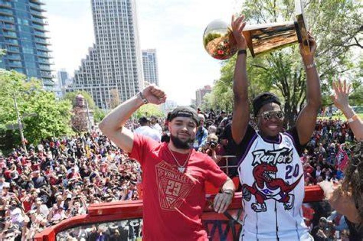 Raptors Parade Basketball