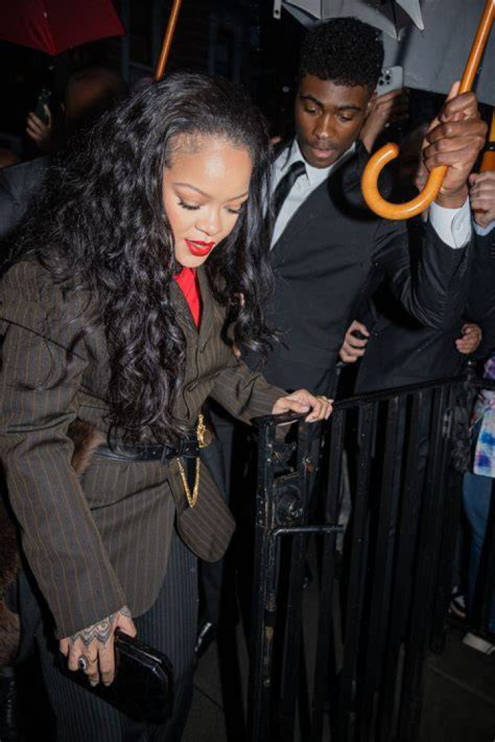 Rihanna on a dinner outing