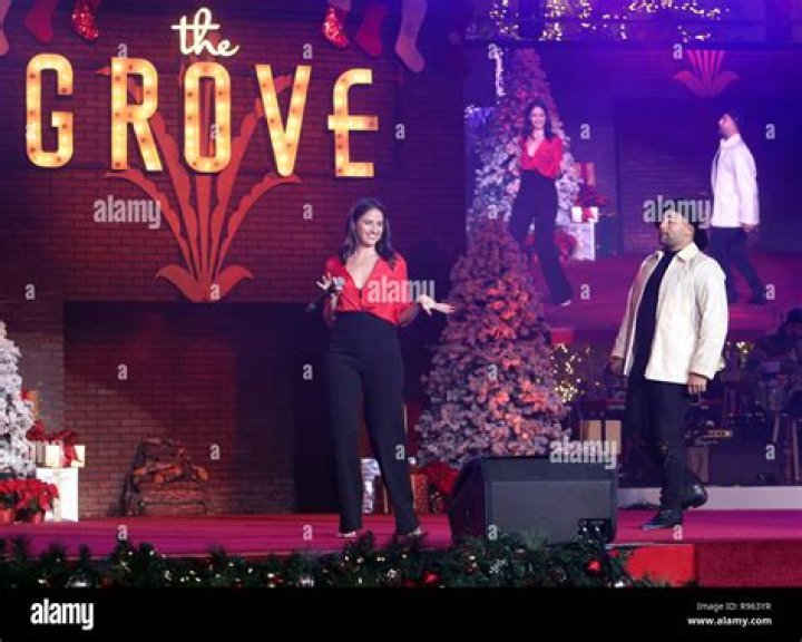 Rozzi Crane The Grove Christmas tree lighting, Los Angeles, USA - 18 Nov 2018 The Grove Christmas Tree Lighting