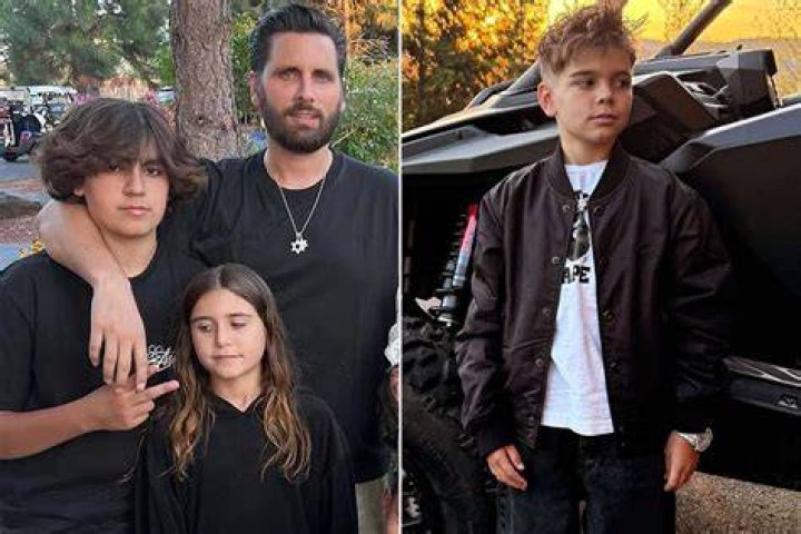 Scott Disick and Reign Disick With Sofia Richie
