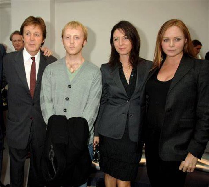 Sir Paul McCartney, James McCartney, Mary McCartney and Stella McCartney From left, Sir Paul McCartney and his children, James McCartney, Mary McCartney and Stella McCartney attend the opening of Established and Sons Gallery BRITAIN ESTABLISHED GALLERY, London, United Kingdom England