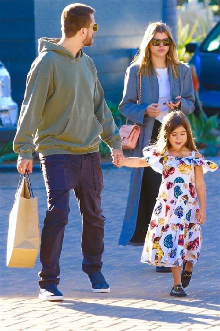 Sofia Richie Walks Beside Penelope & Mason Disick