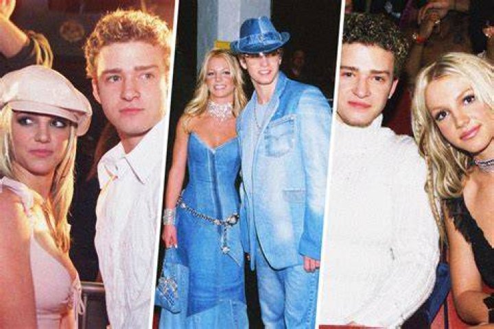SPEARS TIMBERLAKE Pop star Britney Spears, right, star of the new film "Crossroads," shares a laugh with her boyfriend Justin Timberlake of the pop group 'N Sync at the premiere of the film at the Grauman's Chinese Theater in the Hollywood section of Los AngelesCROSSROADS PREMIERE, LOS ANGELES, USA