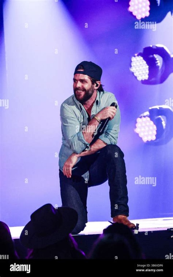 Thomas Rhett performs "Look What God Gave Her" at the 54th annual Academy of Country Music Awards at the MGM Grand Garden Arena on Sunday, April 7, 2019, in Las Vegas. (Photo by Chris Pizzello/Invision/AP)
