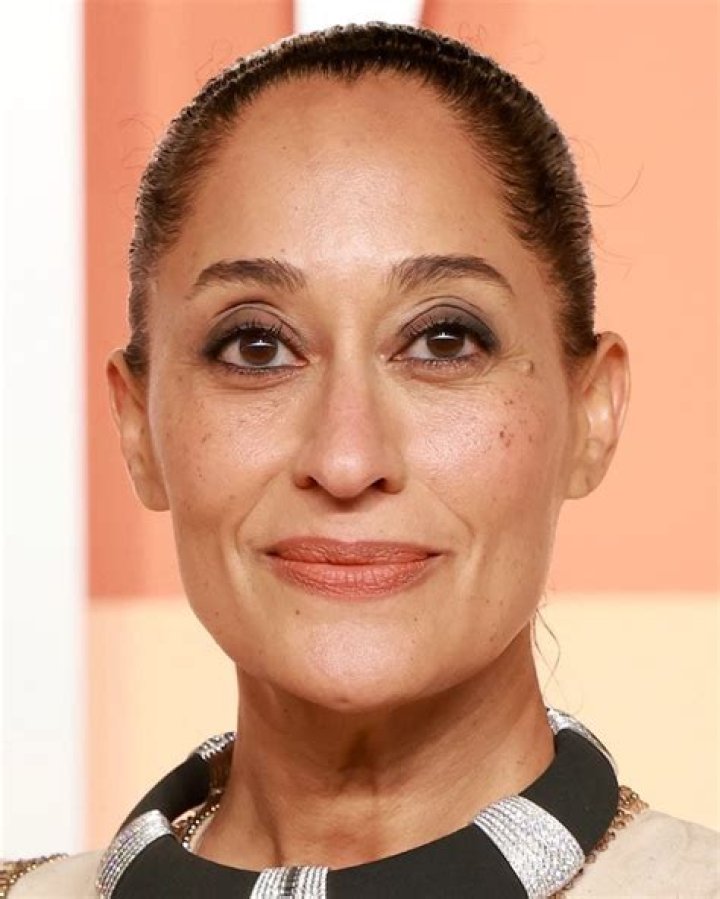 Tracee Ellis Ross Vanity Fair Oscar Party, Arrivals, Los Angeles, USA - 09 Feb 2020 Wearing Zuhair Murad Same Outfit as catwalk model *10532162d