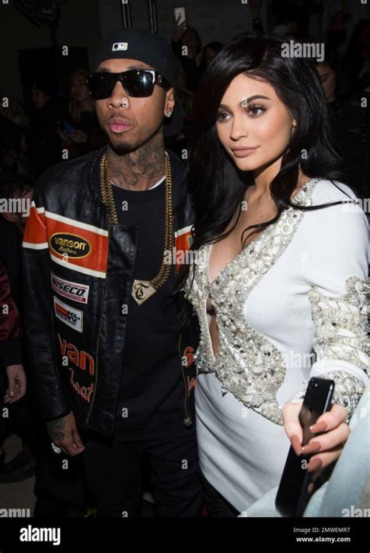 Tyga, Kylie Jenner Philipp Plein show, Front Row, Fall Winter 2017, New York Fashion Week, USA - 13 Feb 2017